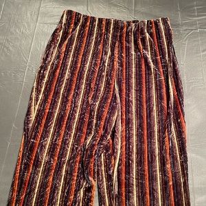 Urban Outfitters stretchy velvet pants